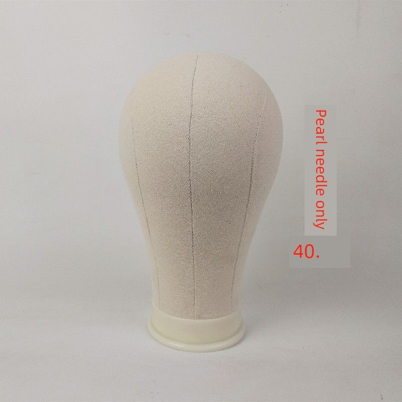 

Canvas Head Can Be Tied Needle Wig Stand Head circumference 53cm head mold + pin