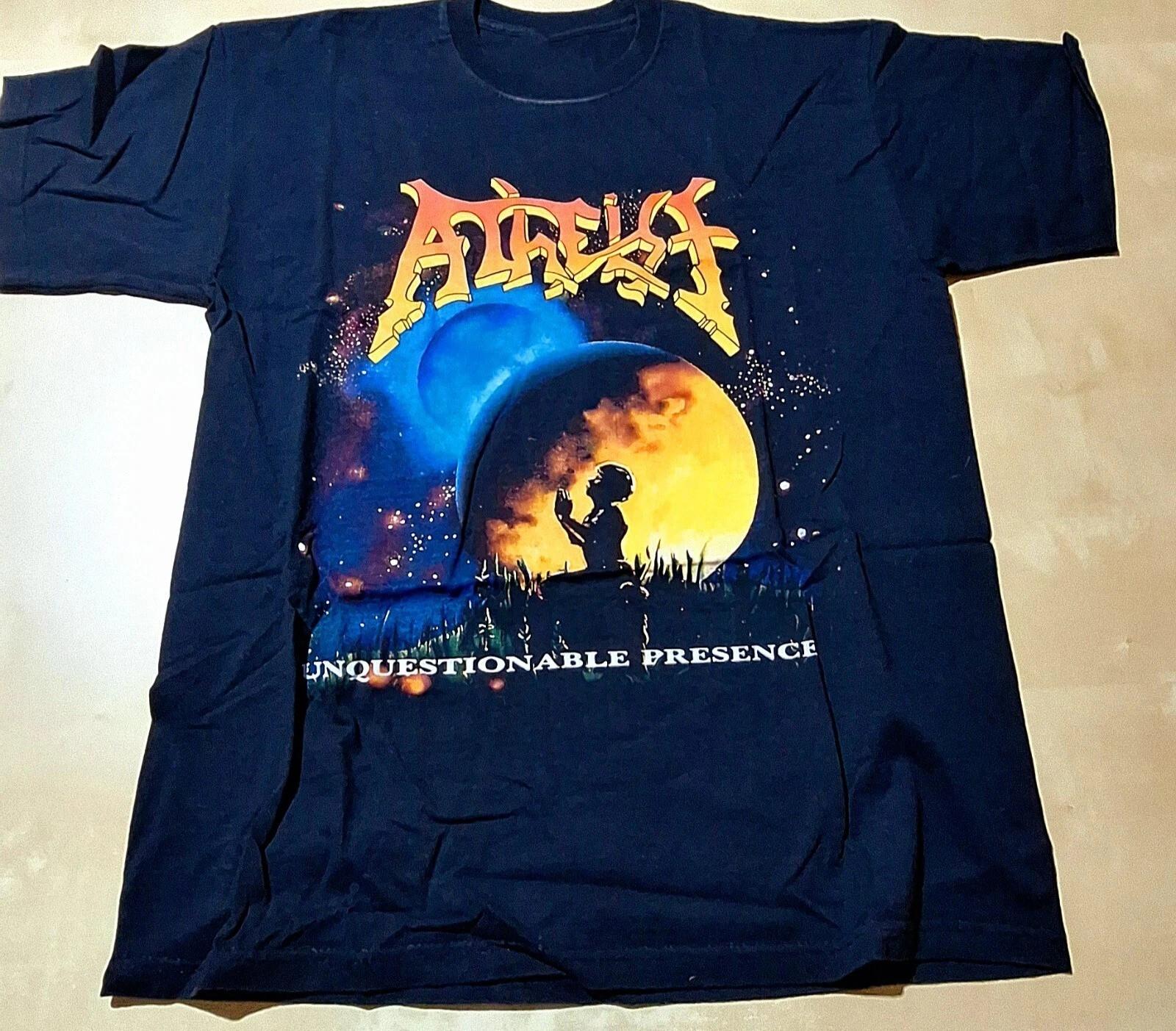 ATHEIST UNQUESTIONABLE PRESENCE 1side Black Shirt CS029 S