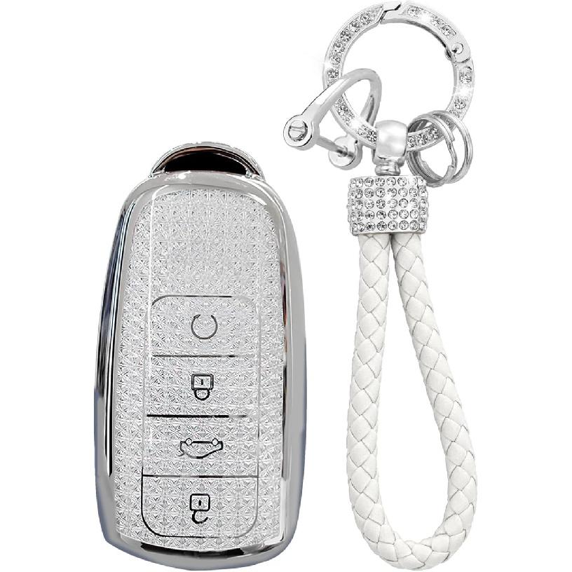 Waterproof TPU Car Key Fob Case Cover Compatible with Chery Tiggo 7 8 Omoda 3 5 C5 Arrizo 5 Plus Jaecoo 6 2025 Ruigu 9 2024 2025 Car Accessories