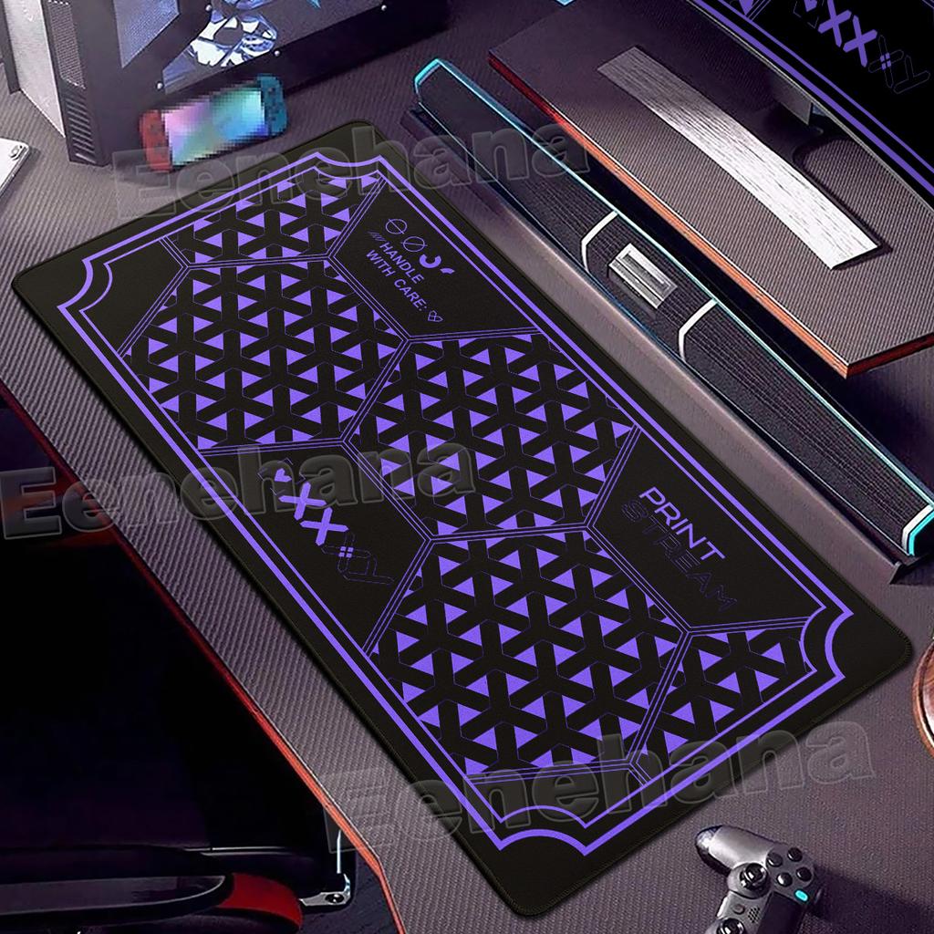 CS GO Hexagon Mouse Pad Large Gaming Fashion Black XXL Nonslip Desk Mat HD Big Laptop PC Gamer Keyboard Office Home Accessories