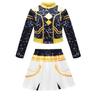 Costume Cosplay Ragazze Anime Zoey Mira Vestito Elegante Festa Bambini Idol Film Cosplay Halloween Carnevale Vestiti Tute Dorate da Palco vestiti in vendita