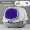 Extra Large UV-Lit Enclosed Cat Litter Box with Scoop