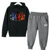 FNAF Five Nights At Freddys Sweatshirt Set Fleece Kids Sweatpants Boys Jacket Girls Clothes Spring Autumn Hoodie Birthday Gift