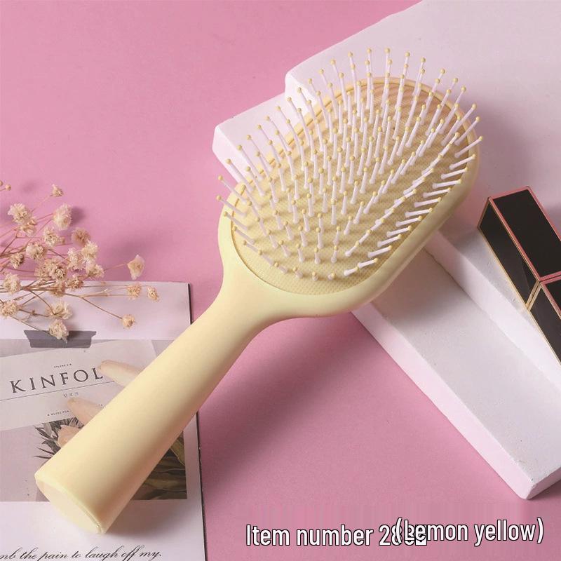 Mermaid Macaron Color Air Cushion Comb: Fluffy, Elastic Massage Comb for Women's Hairdressing, Customizable for Enhanced Hair Care