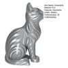 3D Printed Cat Figurines, Modern Artistic Cat Ornaments for Cat Lovers, Artistic Cat Sculpture with Stable Base for Home Entryway
