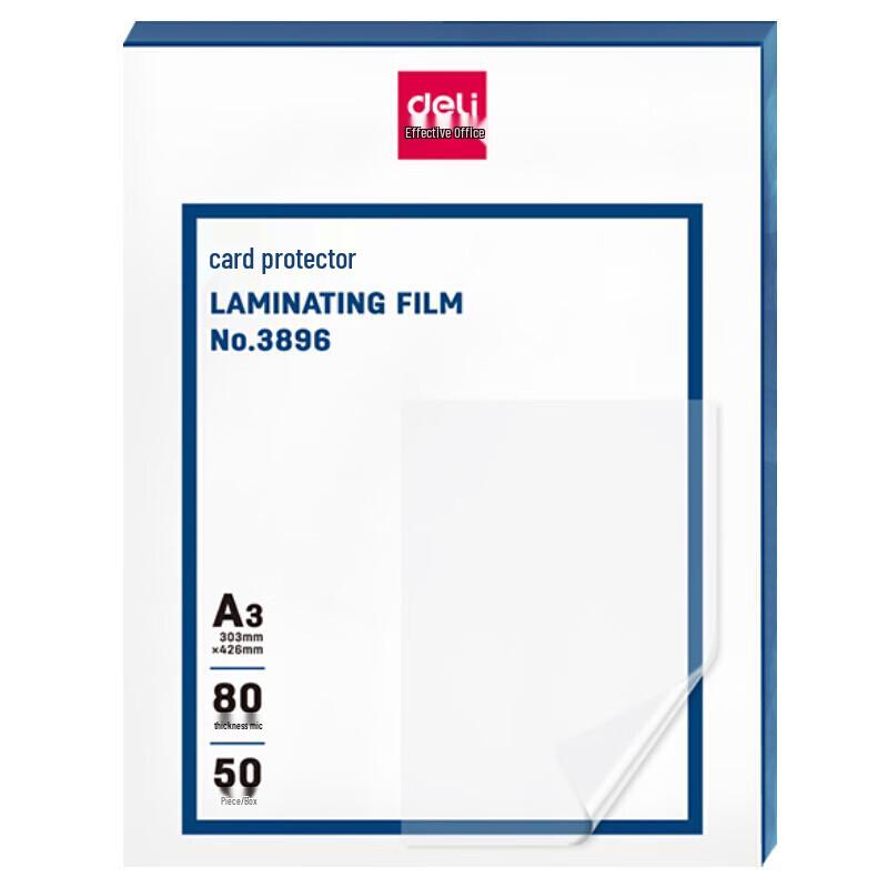 Deli 3896 A3 Laminating Pouches