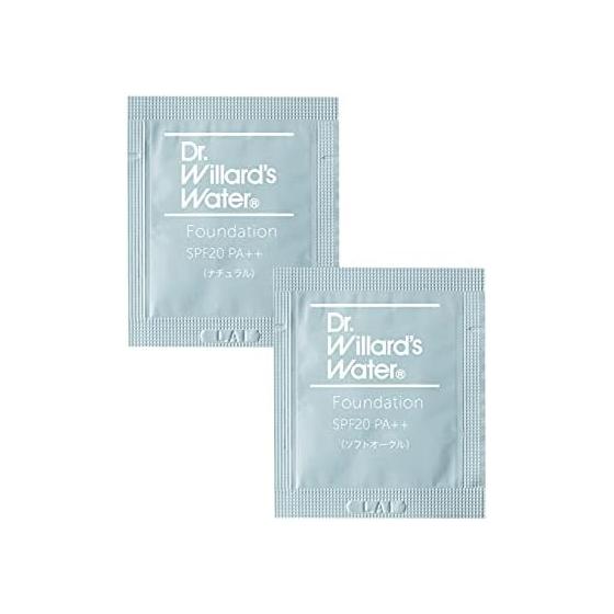 Dr. Willard Water Water Foundation 1mL 2 sheets (Natural/Soft Ocher colors) SPF20 PA++ Liquid Foundation