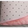Home Decoration Children's Bedside Rug Fluffy Oval Plush Carpet Super Soft Living Room Sofa Area Bedroom Anti Slip Plush Floor Mat Machine Washable