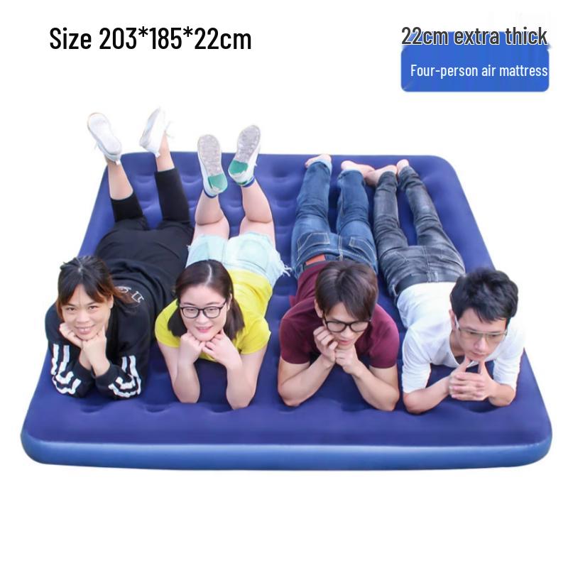 Outdoor Camping Flocked Air Mattress