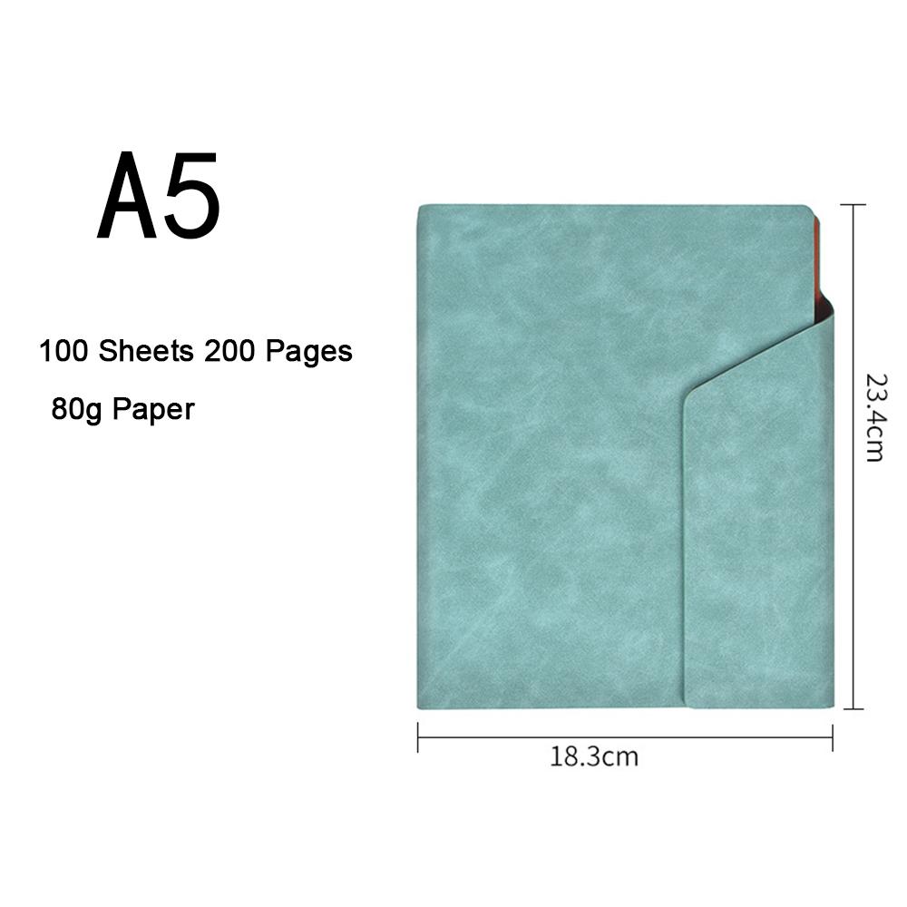 (Logo kann eingraviert werden) A5 Leder Studentennotizbuch mit Schnalle, verdicktes Tagebuch, Business Loseblattblock, Reisetagebuch, austauschbare Innenseiten