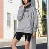 Li Ning Sports Fashion Series Embroidered Logo Fleece Warm Sweatshirt Unisex Sweatshirt Floral-Gray Brick-Gray AWDRB74-2