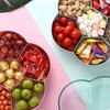 Large Capacity Nut Snack Storage Box, Double-layer Stackable Fruit Tray, Household Food Container, New Year Snack Storage Box