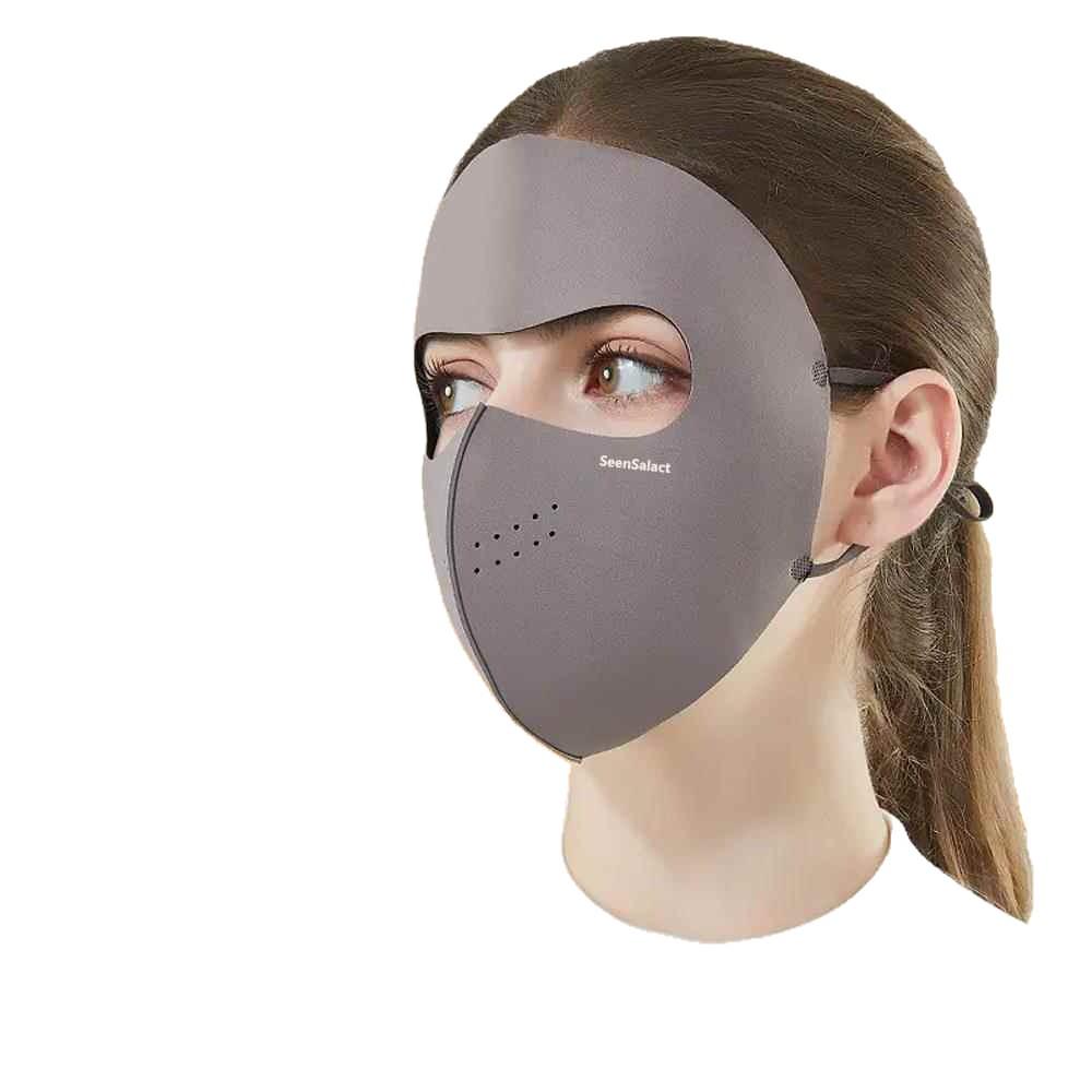 New Women's Fleece-Lined Cycling Mask - Full Face Warmth for Autumn and Winter