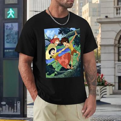 Jimsy Future Boy Conan Personage In Een Sci Top T-shirt Nieuwigheid T-shirt Harajuku Sport Grappige Nieuwigheid Thuis Eur Maat