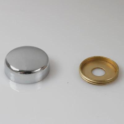 Moderne dekorative Metallschraubkappen für Glas und Spiegel