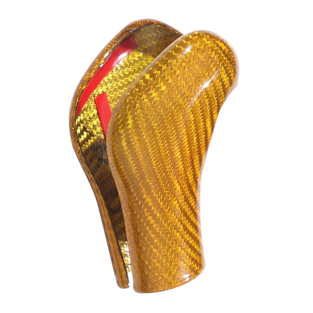 Real Carbon Fiber Car Gear Shift Knob Cover Trim Sticker Fit for Porsche Cayenne 2011-2017 Auto Interior Accessories