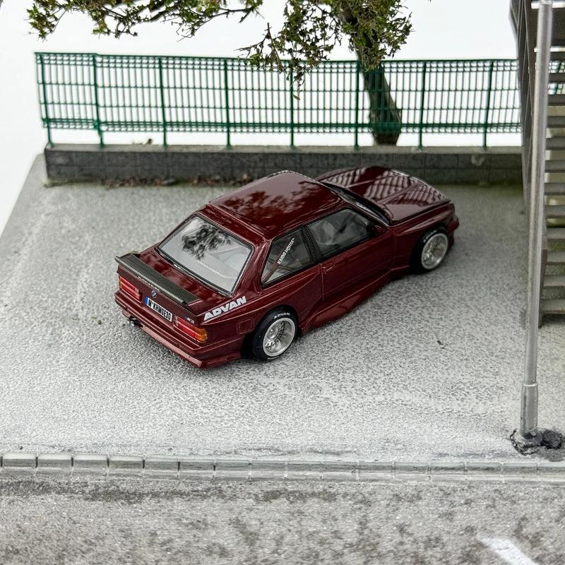 Kaido House 1:64 162 BMW M3 E30 Front Cover Open Alloy Die-casting Car Model, Adult Collectible, Boys' Toy