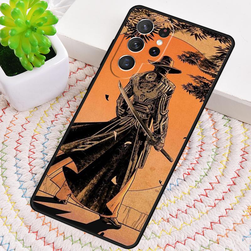 Japan Samurai Art Silicone Phone Case For Samsung Galaxy note 10 pro S26 S25 S24 S23 S22 S21 Plus S25Ultra Capa Cover