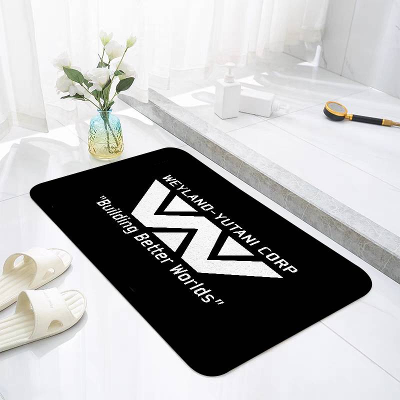 A-Weylands-yutani Floor Mats Home Laundry Rug Carpet For Living Room Decor Lounge Area Anti-slip Foot Mat Entrance Doormat 40x60cm