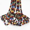 Natural Round Stone 4 6 8 10 12mm Tiger Eye Crystals Lava Turquoises Jades Loose Bead for Jewelry Making DIY Bracelet Needlework