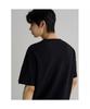 8SECONDS Printed Lettering Short Sleeve Knit - Black