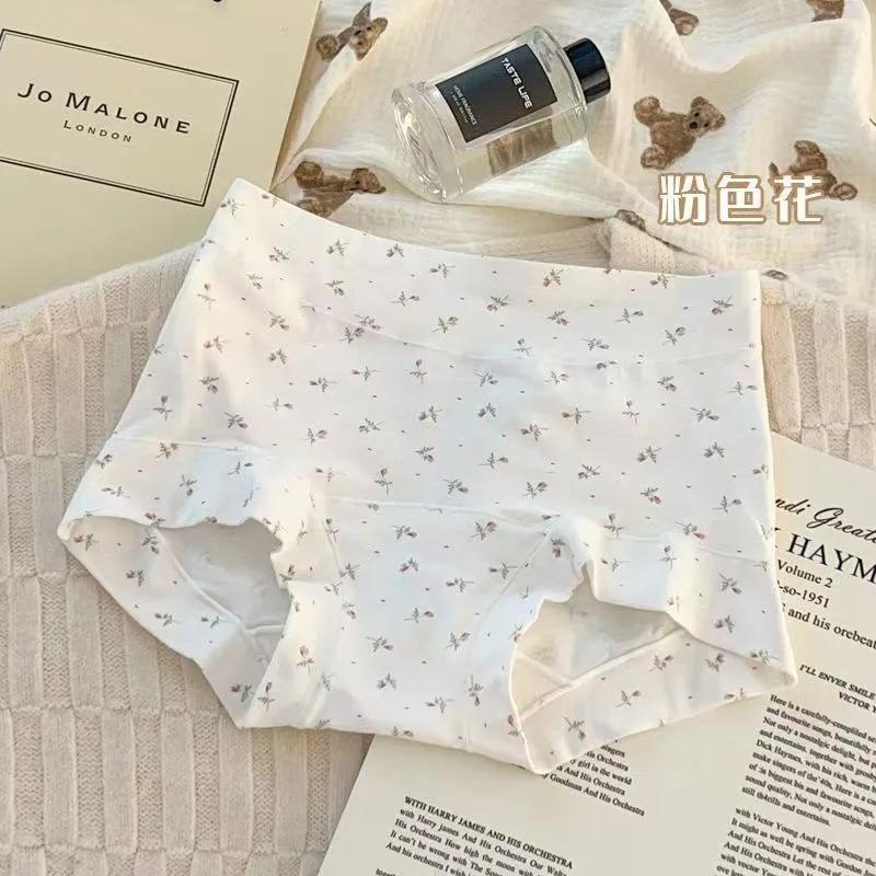 10A Antibacterial Pure Cotton High-Waist Women Boyshort Panties, Baby Cotton Full Cotton Crotch Plus Size Soft Breathable Underwear