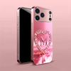 Diamond Love Letter Tempered Glass Phone Case for iPhone 17 Pro Max 11 12 13 Pro 14 15 16 Plus 16E 17Air Lens Protection Cover
