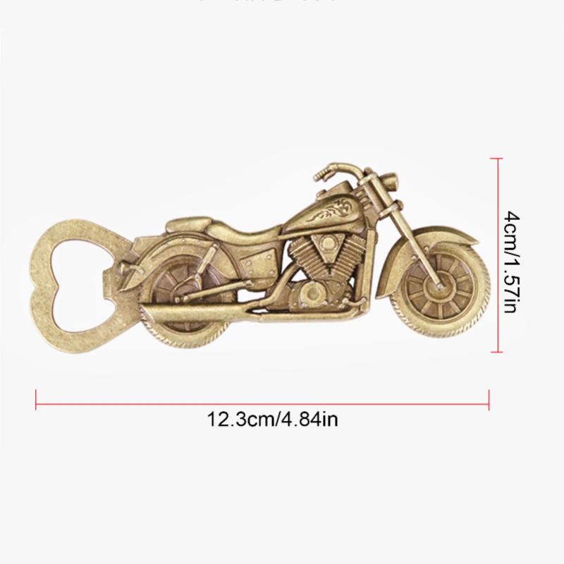 1pc Motorbike Bottle Openers, Zinc Alloy Motorcycle Bottle Opener Imitation Retro Motorcycle Beer Bottle Opener