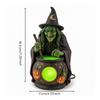 Decorative Lamp Spooky Tabletop Ornament with Light Compact for Bookshelf, Party