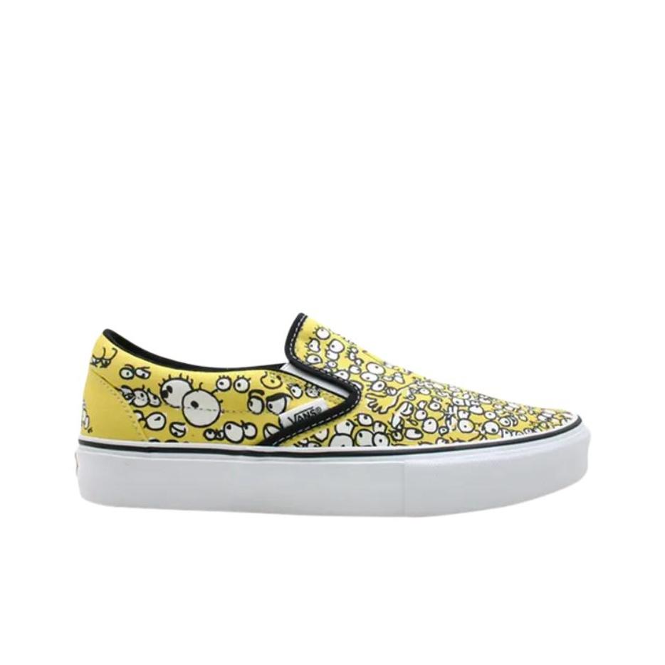 Vans Cls.Slip-On Lx S Messer Unisex Sneakers Yellow Lemon Black 6522399
