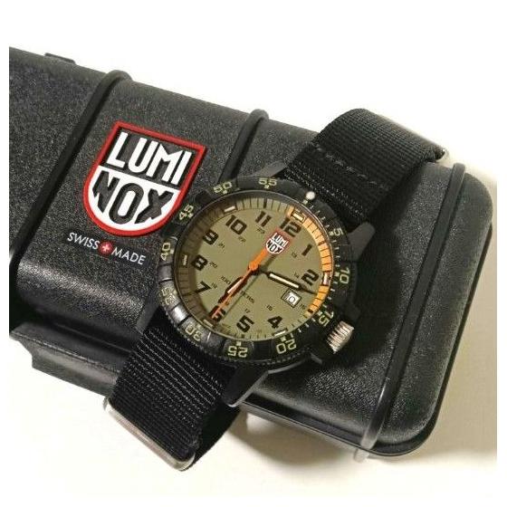 Used Good condition LUMINOX 0320 Sea Turtle Giant Khaki Black