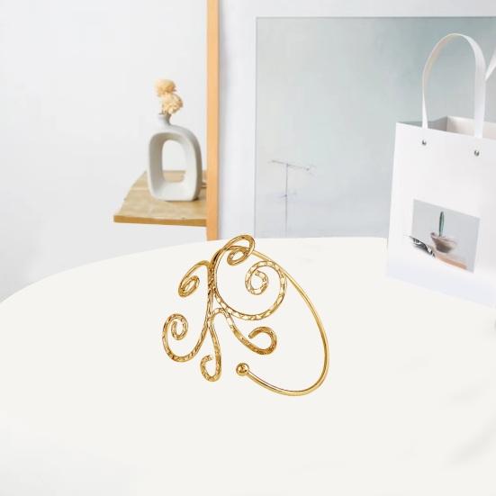 Bracelet Arm Chain Bright Color Glossy Hollow-Out Geometric Pattern Arm Cuff Bangle Body Bracelet