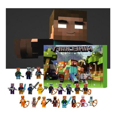 2026 Calendario dell'Avvento Giocattoli con Figure di Natale Minecraft Regali di Natale