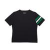 TRIMERE Signature Line Short Sleeve Round Knit Woman Black