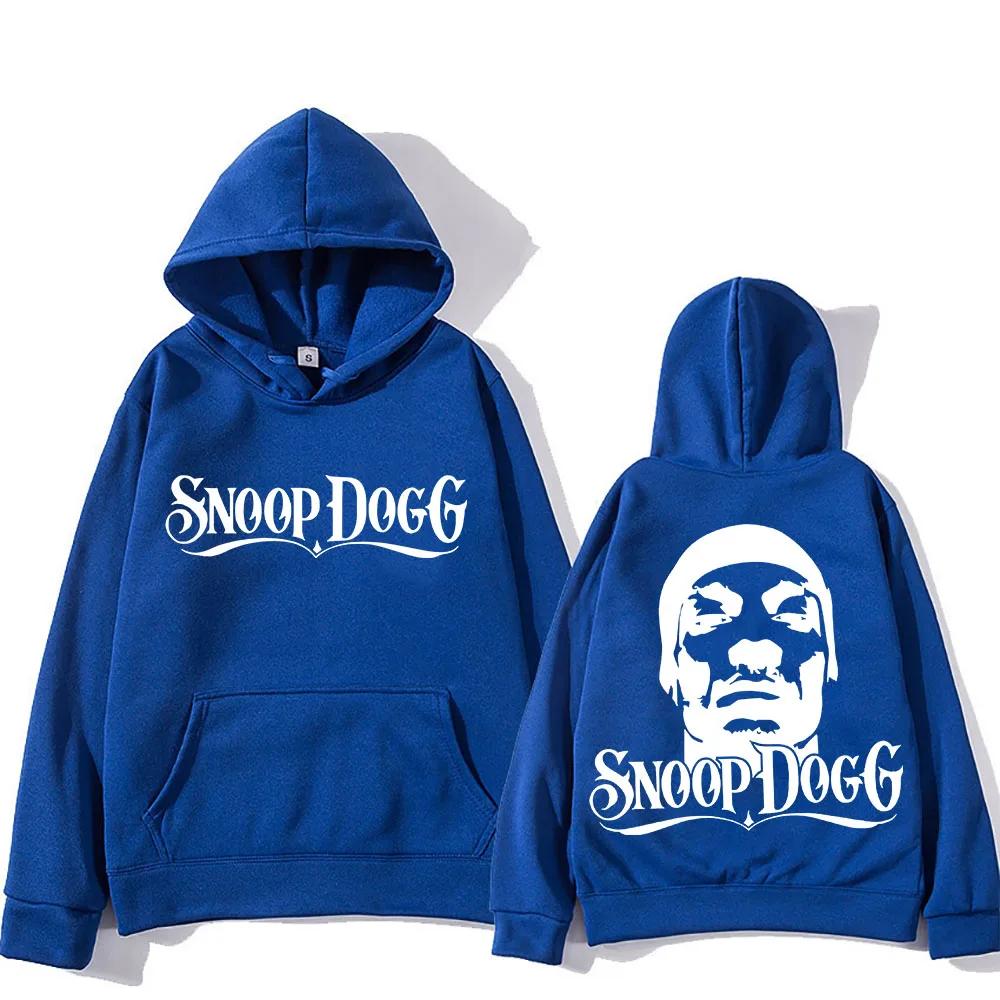 Snoop Dogg Hoodie Back Printing Hooded Grunge Comfortable Sweatshirt Hip Hop Oversized Y2k Clothes Fleece Gothic Pullovers