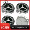 Bilklistermärke 4 st 75 MM Svart Bilstyling Fälgcenterkåpor Navkapslar För Mercedes Benz W211 W203 W204 W210 W212 W220 W205 W124 A