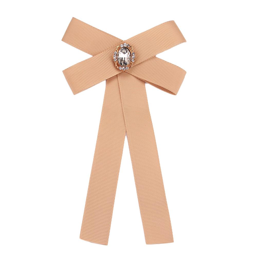 Women Tie Pins Bow Brooches Clothing Accessories Large Ribbon Fabric