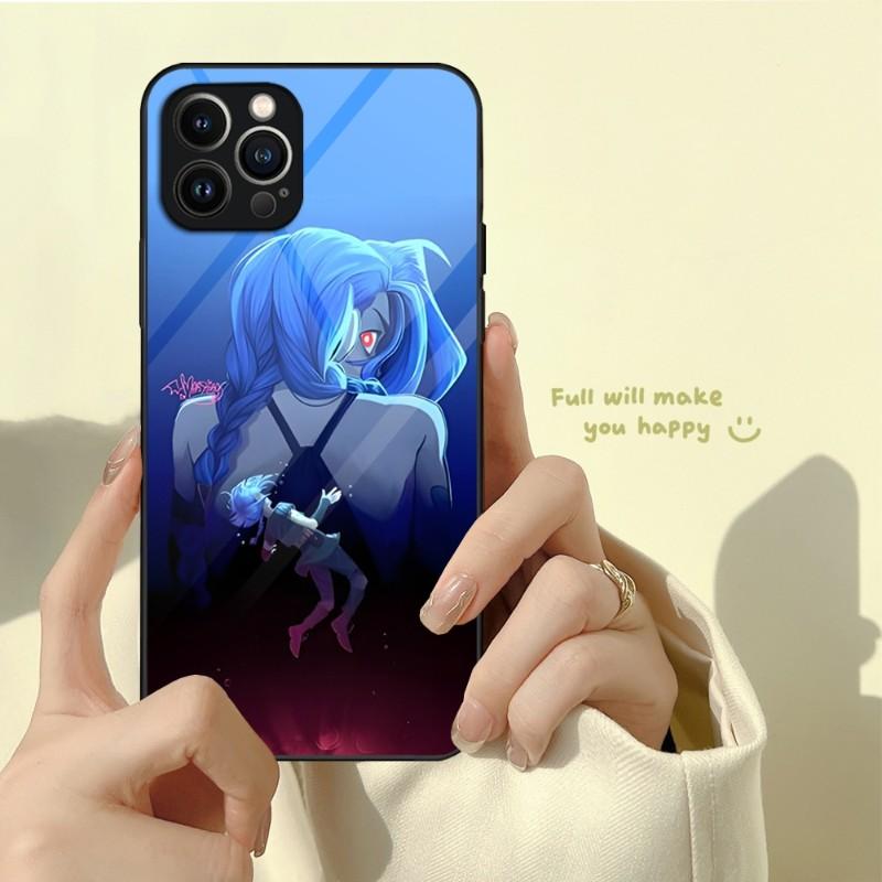 

Arcane Jinx Phone Case Tempered Glass For IPhone Apple 13Pro Max 12 11 Mini X XR XS Max 8 7 6s Plus SE 2020 Shockproof Cover iPhone13pro