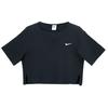 Crop Tops Women's Black Crew Neck Moderate DV7871-010