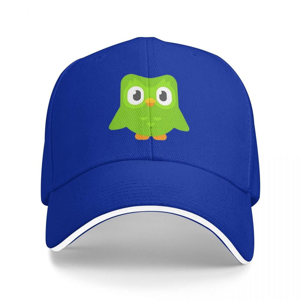 Unisex Baseballkepsar Duolingo Uggla Duo Tryck Utomhus Streetwear Sommar Sport Basebollkepsar Hip Hop Keps Casquette Kepsar