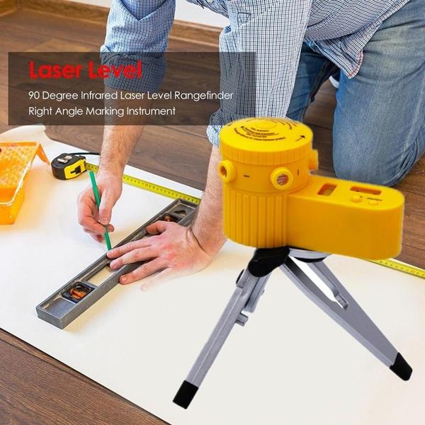 Upgrade Multifunctional Tile Tool Measuring Tools Vertical Horizontal Level with Tripod Plastic Laser Level