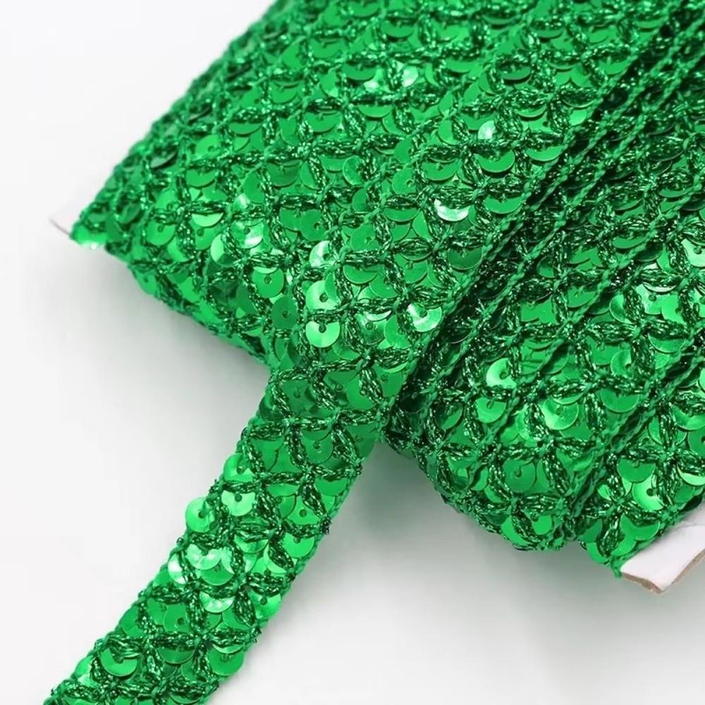 Sequin Lace Trim 2cm Wide Decoration Applique Fashion Braided Ribbons  for Dance Dress Clothes