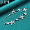 Charmantes Seestern-Armband, Geburtstagsgeschenk, Silber, Modeschmuck