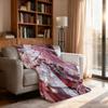 Y-Yae Miko Genshin Impact Blanket Soft Throw Blanket for Home Bedroom Bed Sofa Picnic Travel Office Rest Cover Blanket Gift