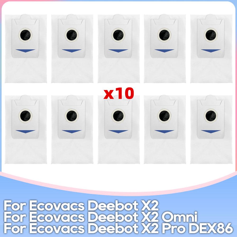 Passend für Ecovacs DEBOT X2 Omni /  X2 Pro / X2 Pro Omni / X2 Combo DEX86 Teile Hauptbürste Seitenbürste Filter Mopptuch Staubbeutel