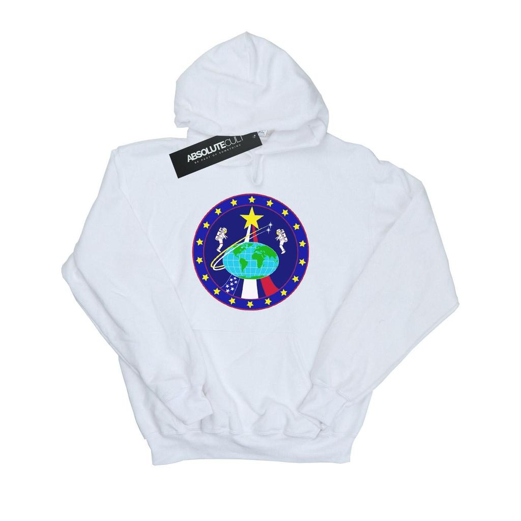 NASA Mens Classic Globe Astronauts Hoodie