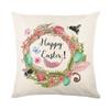Home Nordic Easter Bunny Pillow Cover Sofa Pillow Bedside Pillow Cover Linen Pillow Cover