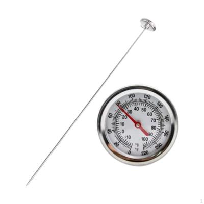 Kompost Toprak Termometresi 500mm Sap -10-100 °C Bahçe Çiftlik Açık Hava için