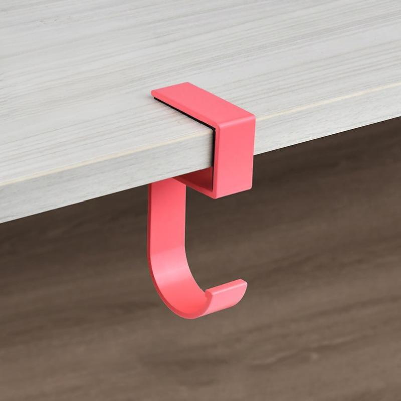 1Pc Student Backpack Hooks Office Desks Mobile Hanging Bag Hooks Divine Tools Desks Side Tables Portable Practical Hooks