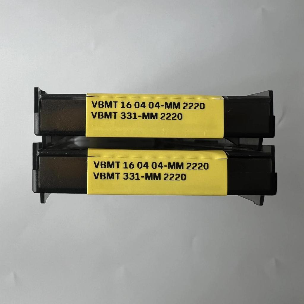 VBMT160404-MM 2220 / Industrial indexable Carbide Inserts 10 Pcs
